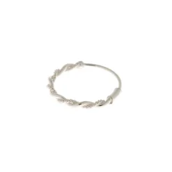 Claire's Bijoux Premium|Bijoux De Piercing-Anneau de nez chaîne tressée 22 g couleur argenté