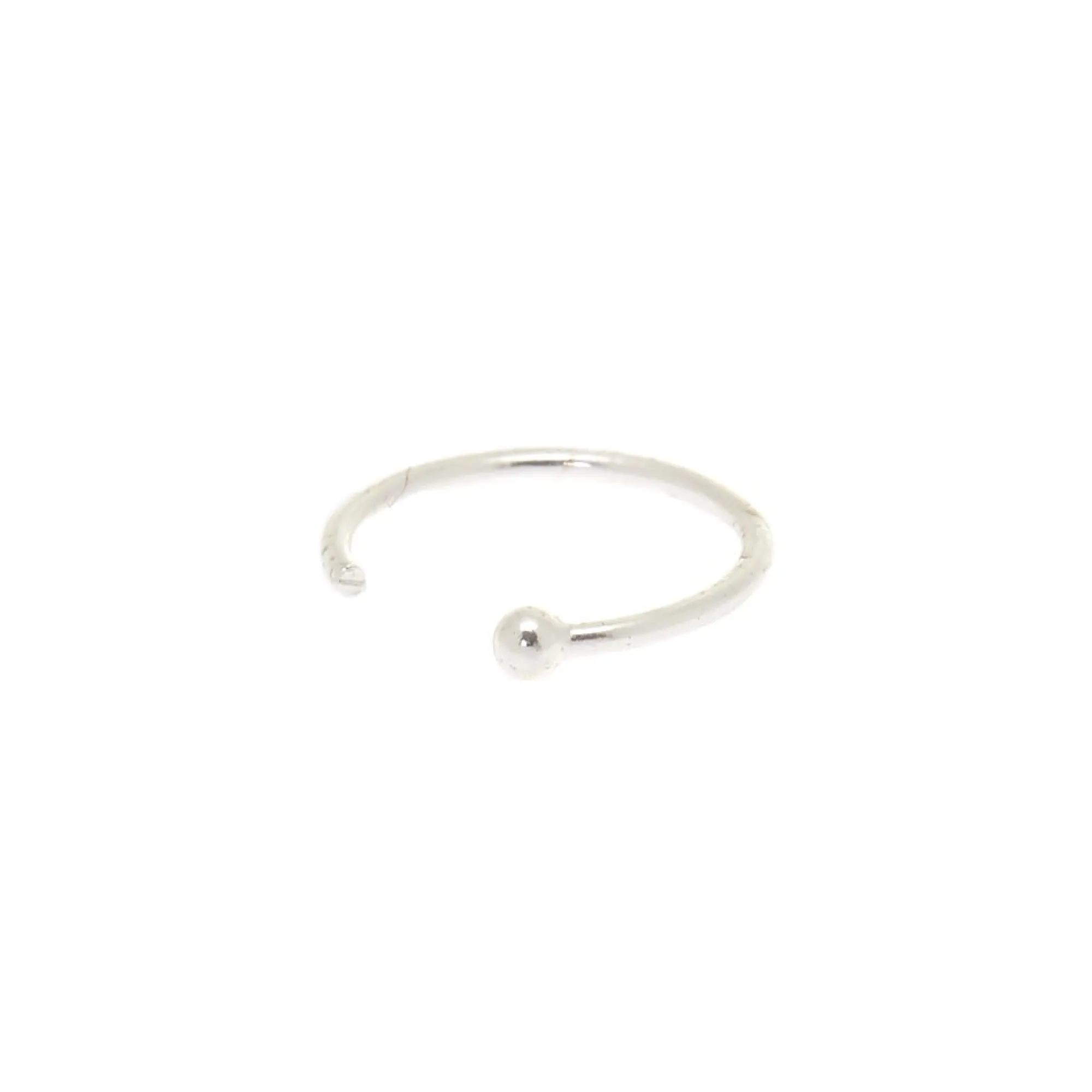 Claire's Bijoux Premium|Bijoux De Piercing-Anneau de nez classique 22 g couleur argenté
