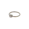 Claire's Bijoux De Piercing-Anneau pour piercing au cartilage 0,8 mm zircon cubique en titane couleur argentée
