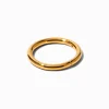 Claire's Bijoux De Piercing-Anneau pour piercing de nez 1,0 mm en titane couleur dorée