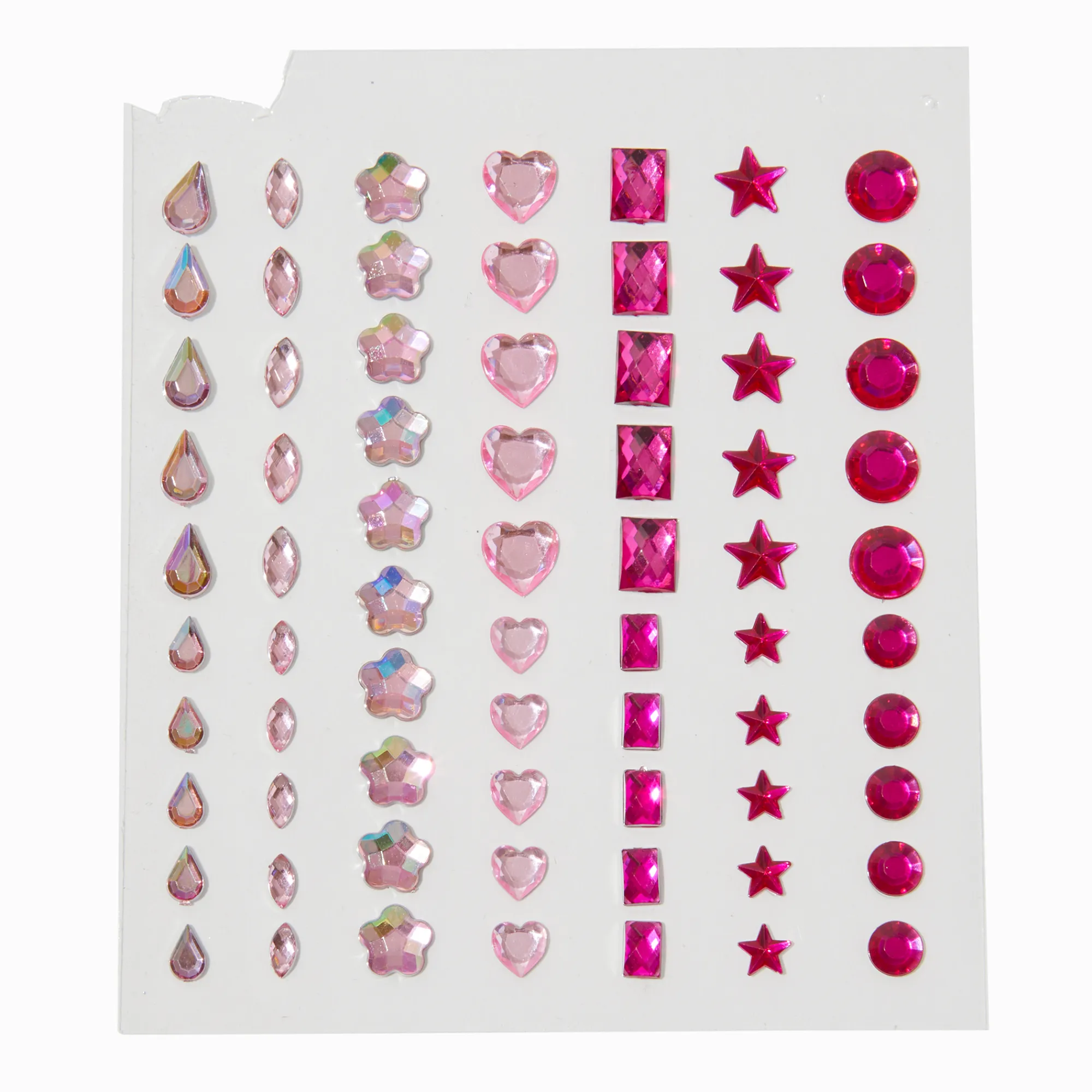 Claire's Accessoires Coiffure-Assortiment de bijoux pour cheveux roses - Lot de 70