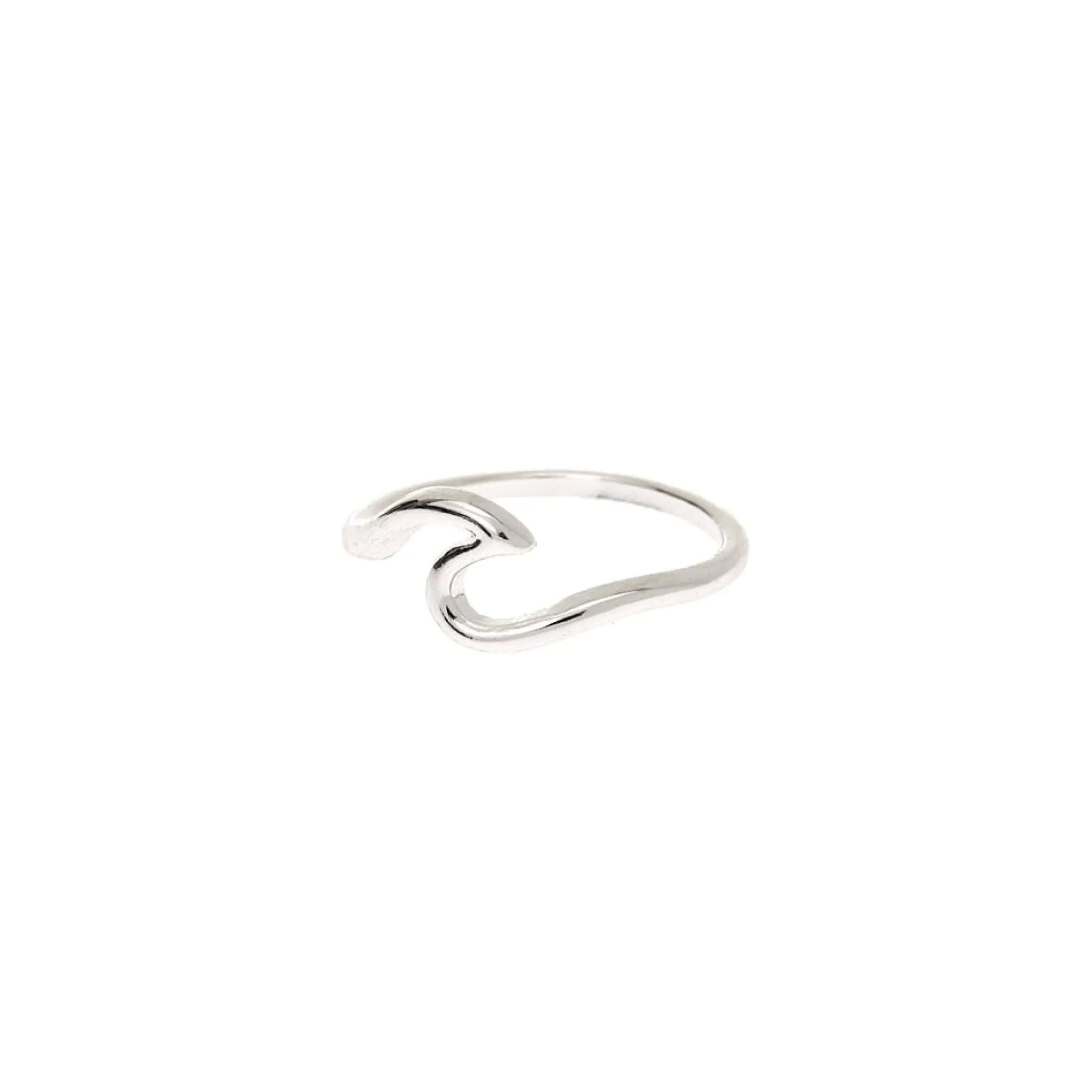 Claire's Bagues-Bague design vague couleur argenté
