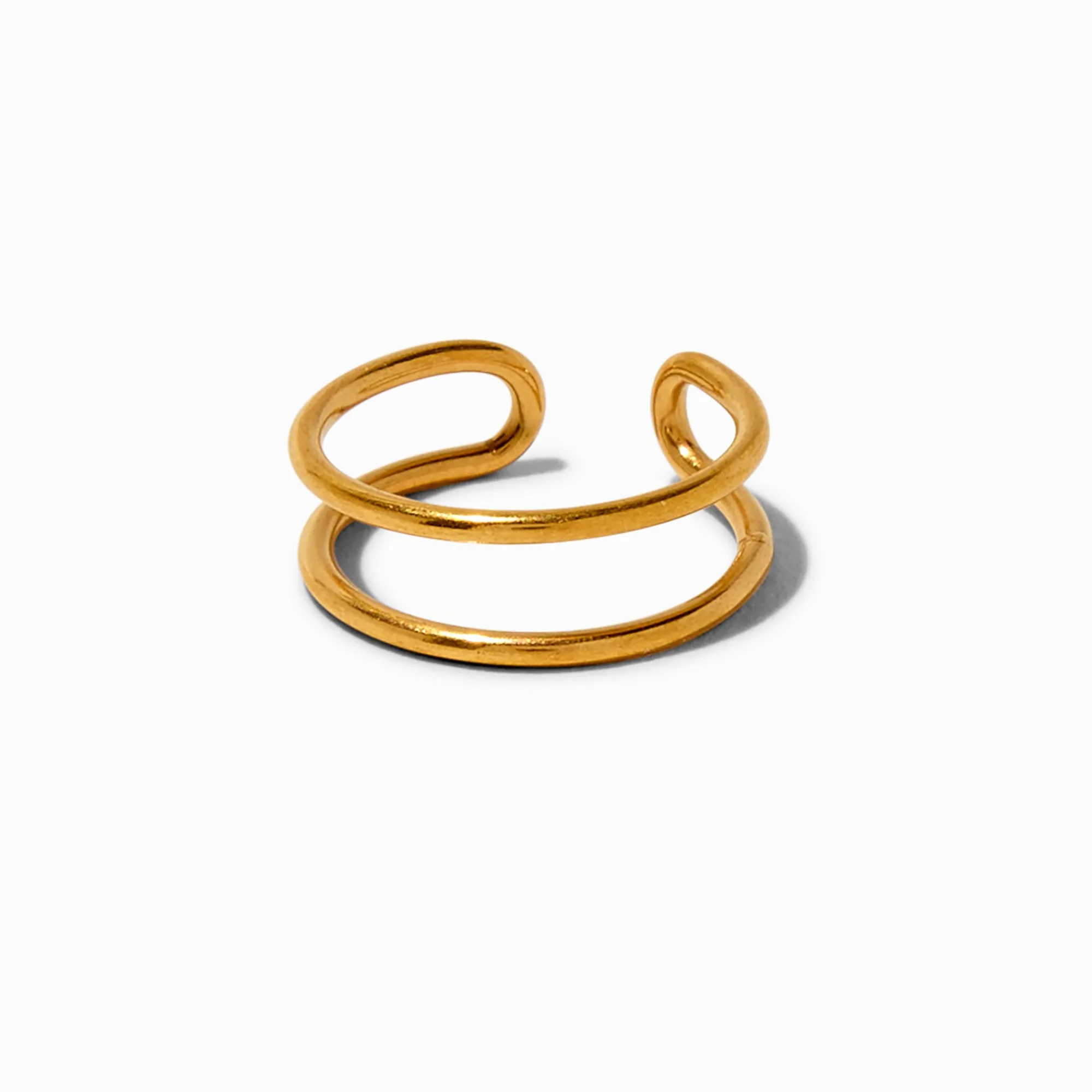Claire's Bagues-Bague d'orteil basique en acier inoxydable couleur dorée