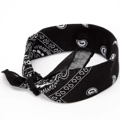 Claire's Bandeaux Et Serre-têtes-Bandeau bandana motif cachemire - Noir