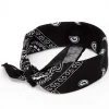 Claire's Bandeaux Et Serre-têtes-Bandeau bandana à motif cachemire noir