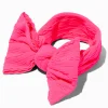 Claire's Bandeaux Et Serre-têtes-Bandeau à nœud côtelé en nylon Claire's Club - Rose