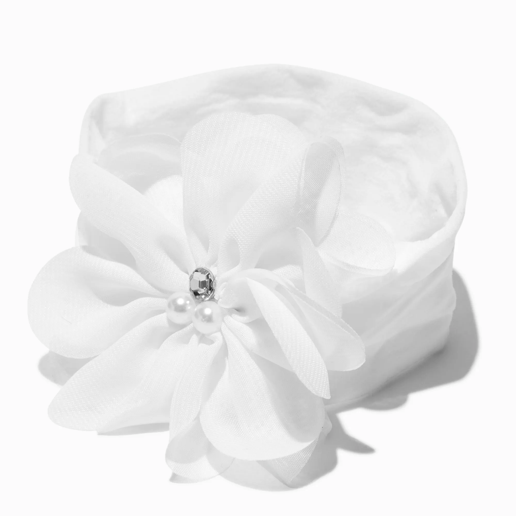 Claire's Bandeaux Et Serre-têtes-Bandeau à nœud fleurs blanches pour occasion spéciale Claire's Club