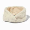 Claire's Bandeaux Et Serre-têtes-Bandeau scintillant pelucheux couleur ivoire