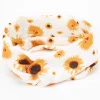 Claire's Bandeaux Et Serre-têtes-Bandeau torsadé tournesol - Blanc