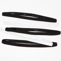 Claire's Bandeaux Et Serre-têtes-Bandeaux fins variés noirs et blancs pour le sport - Lot de 5