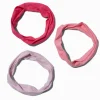 Claire's Bandeaux Et Serre-têtes-Bandeaux roses aux designs variés - Lot de 3