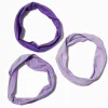 Claire's Bandeaux Et Serre-têtes-Bandeaux violets mixtes - Lot de 3