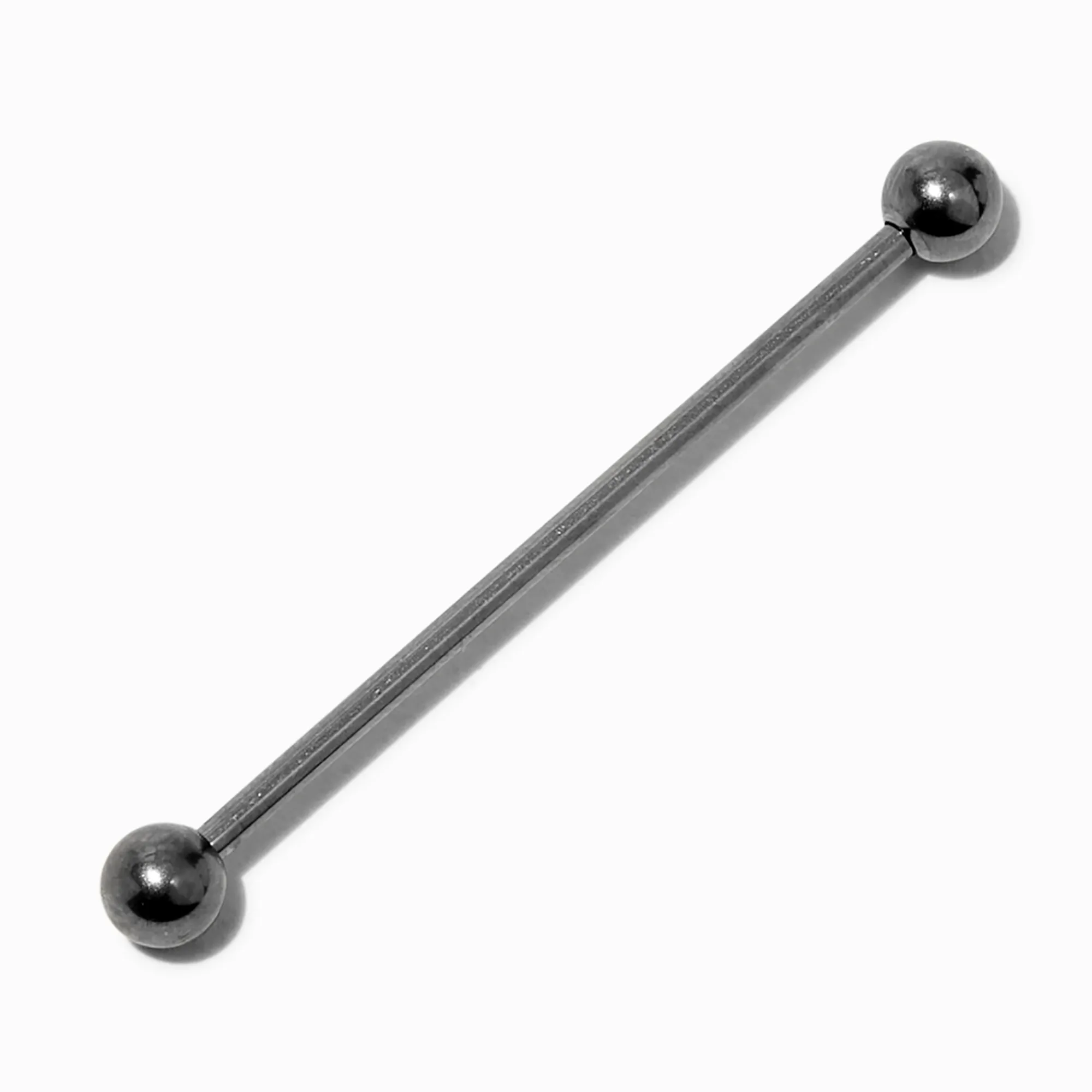 Claire's Bijoux De Piercing-Barre industrielle 1,6 mm en titane couleur argentée