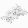 Claire's Barrettes Et Pinces-Barrette florale nacrée couleur argentée