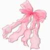 Claire's Noeuds Pour Cheveux|Barrettes Et Pinces-Barrette à nœud à longs pans fée rose tendre