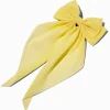 Claire's Noeuds Pour Cheveux-Barrette à nœud à longs pans jaune citron