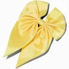 Claire's Noeuds Pour Cheveux|Barrettes Et Pinces-Barrette à nœud satinée jaune