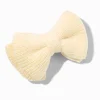 Claire's Noeuds Pour Cheveux|Barrettes Et Pinces-Barrette à nœud tricotée couleur ivoire