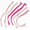 Claire's Barrettes Et Pinces|Perruques Et Extensions-Barrettes clic clac avec cheveux synthétiques cœur Claire's Club - Lot de 6
