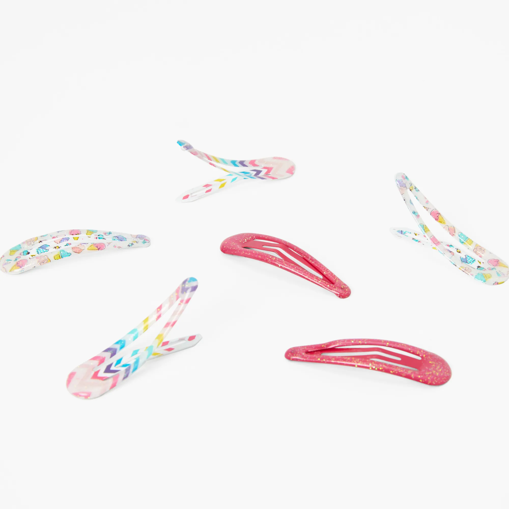 Claire's Barrettes Et Pinces-Barrettes clic clac magasin de bonbons à paillettes Claire's Club - Lot de 6