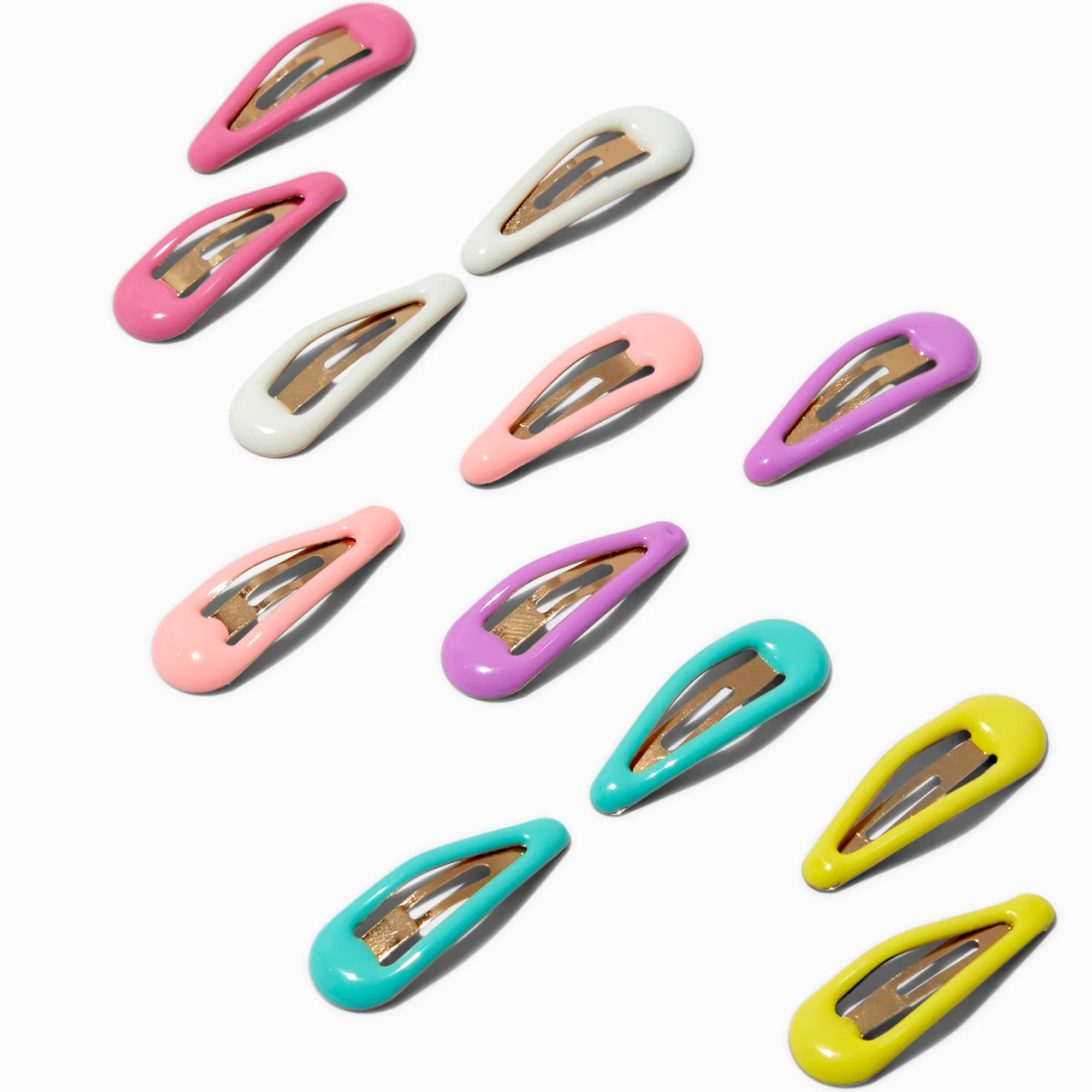 Claire's Barrettes Et Pinces-Barrettes clic clac pastel Claire's Club - Lot de 12