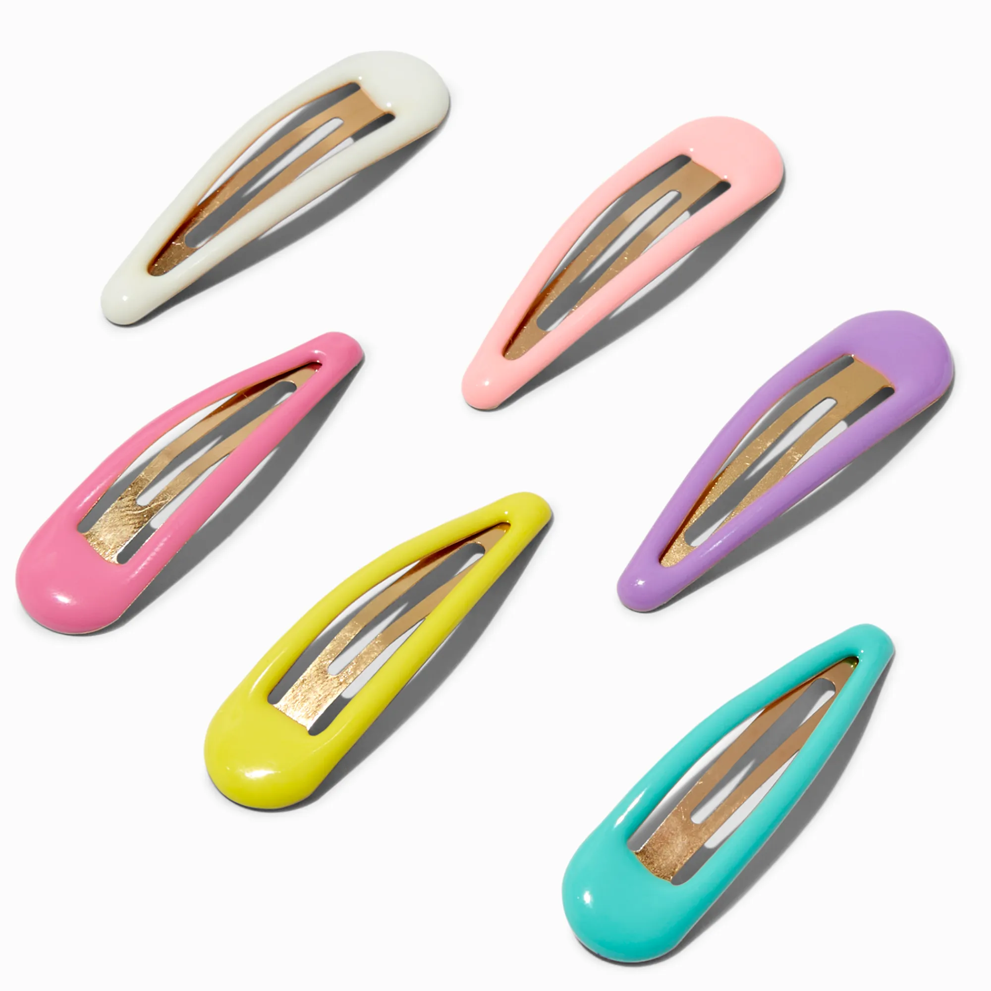 Claire's Barrettes Et Pinces-Barrettes clic clac pastel Claire's Club - Lot de 6