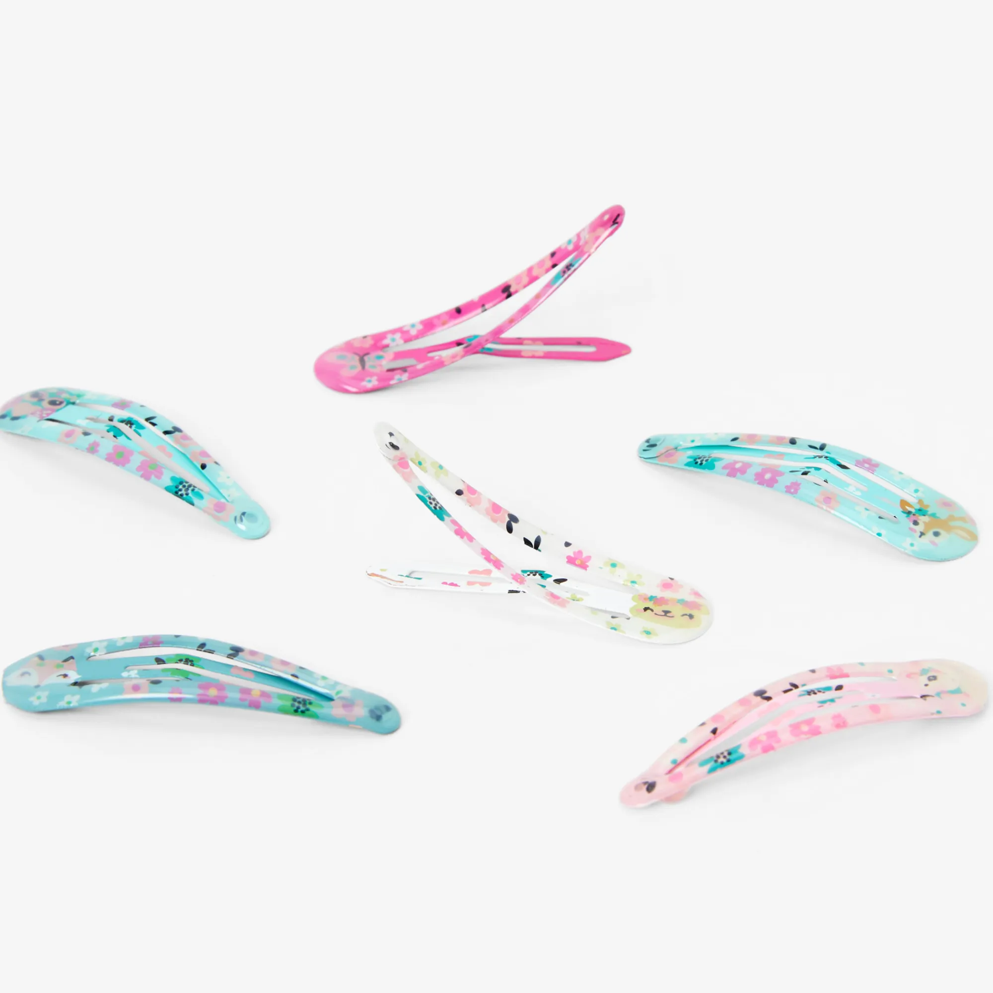 Claire's Barrettes Et Pinces-Barrettes clic clac petits animaux Claire's Club - Lot de 6