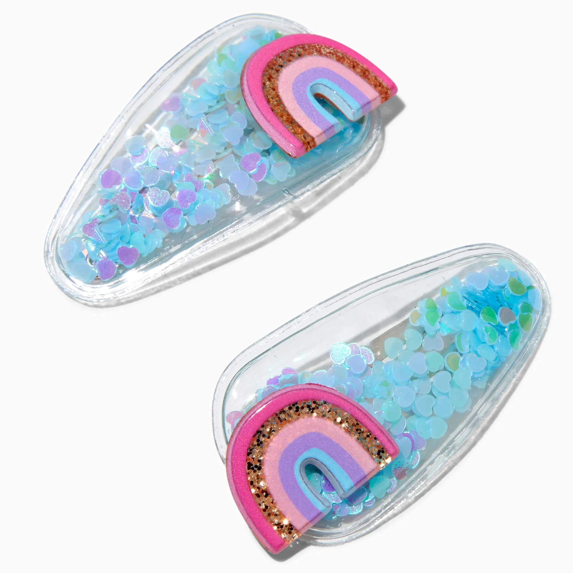 Claire's Barrettes Et Pinces-Barrettes clic clac shaker arc-en-ciel Claire's Club - Lot de 2