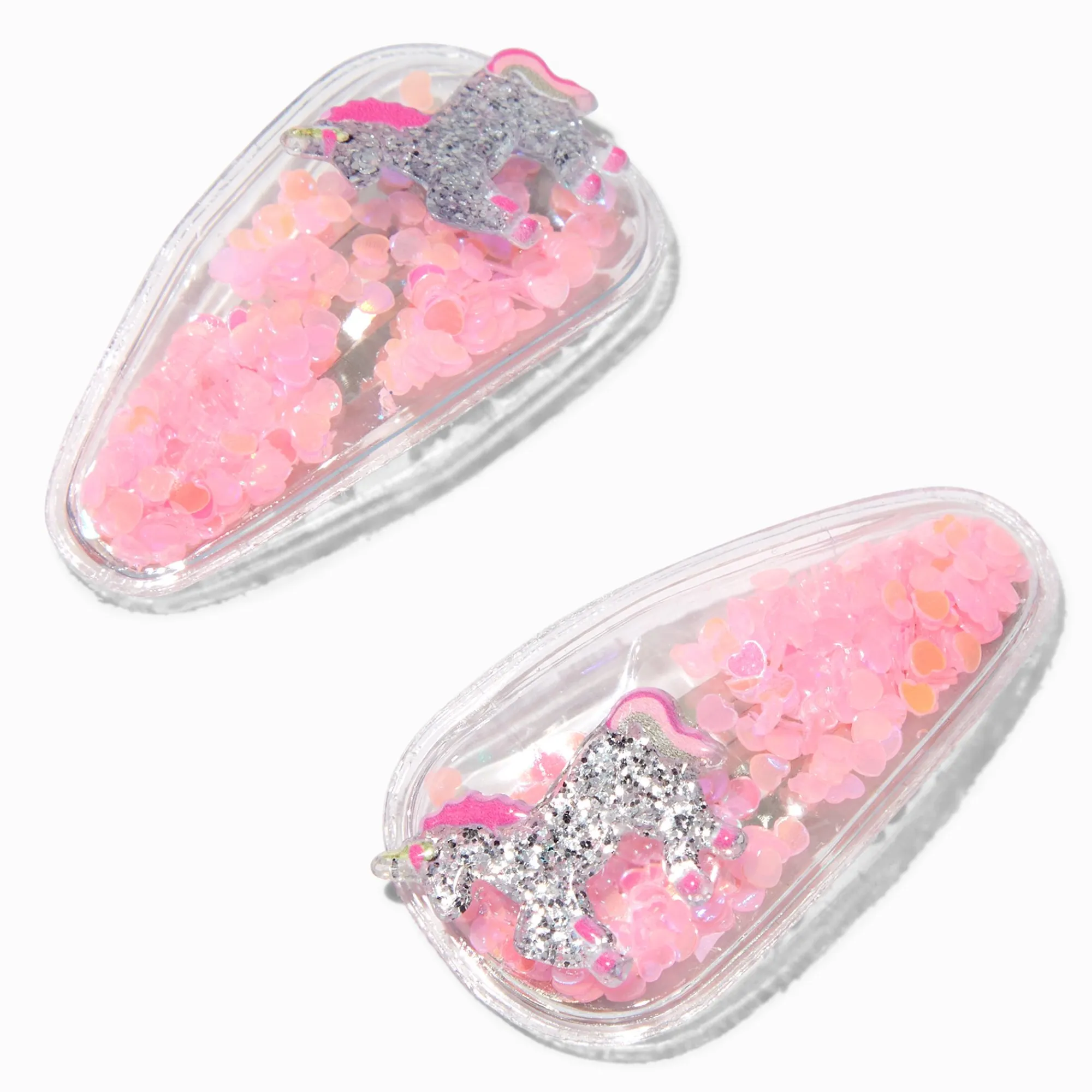 Claire's Barrettes Et Pinces-Barrettes clic clac shaker licorne Claire's Club - Lot de 2