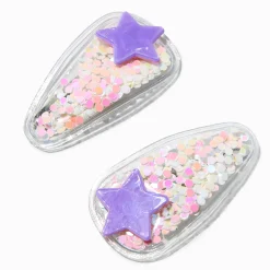 Claire's Barrettes Et Pinces-Barrettes clic clac shaker étoile Claire's Club - Lot de 2