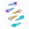 Claire's Barrettes Et Pinces-Barrettes clic clac variées arc-en-ciel Claire's Club - Lot de 6