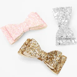 Claire's Barrettes Et Pinces-Barrettes à nœud et paillettes Claire's Club - Lot de 3
