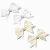 Claire's Noeuds Pour Cheveux-Barrettes à nœud satinées perle d'imitation Claire's Club - Lot de 4