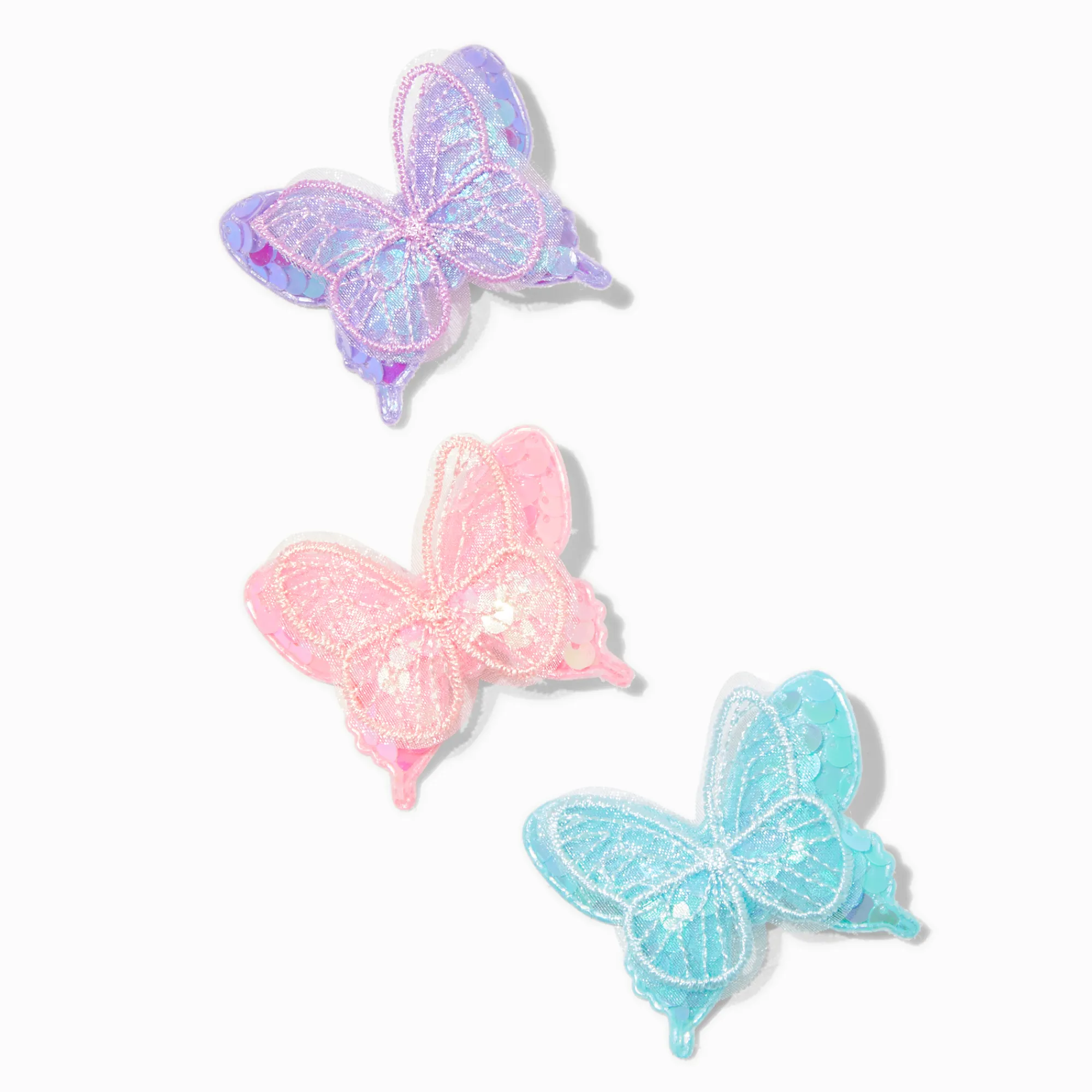 Claire's Barrettes Et Pinces-Barrettes papillon à sequins Claire's Club - Lot de 3