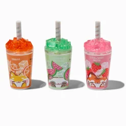 Claire's Lèvres-Baumes à lèvres petits animaux boissons glacées - Lot de 3
