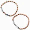 Claire's Bracelets-Best Friends Beaded "Girl Mom" & "Daughter" Stretch Bracelets - 2 Pack