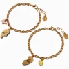 Claire's Bracelets-Best Friends Best Cousins Split Heart Chain Bracelets - 2 Pack