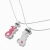 Claire's Colliers-Best Friends Bunny Tail Pendant Necklaces - 2 Pack