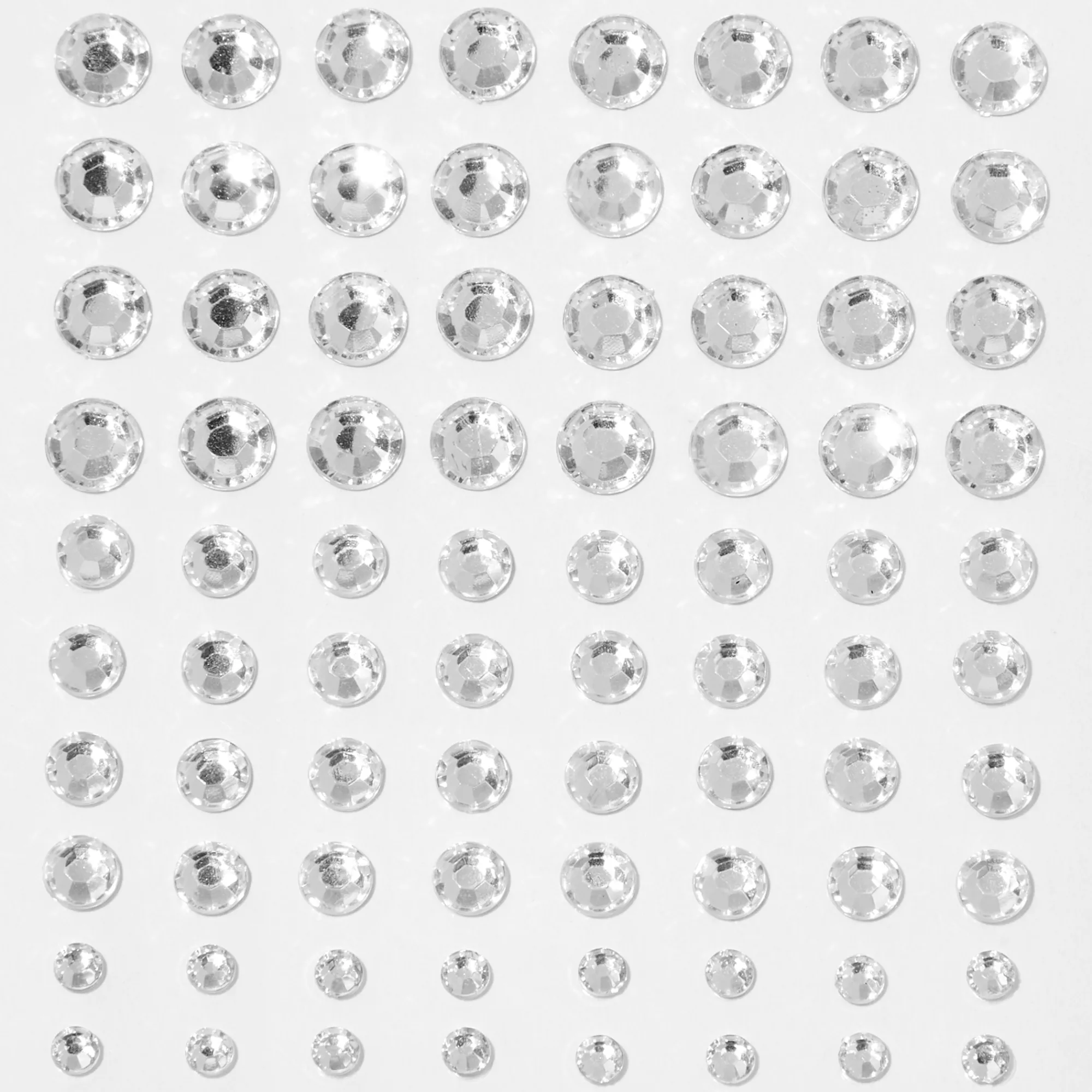 Claire's Accessoires Coiffure-Bijoux pour cheveux avec strass transparents - Lot de 80