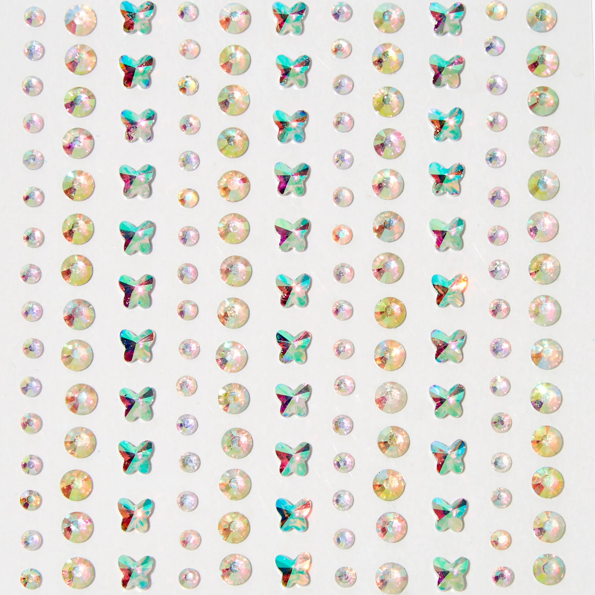 Claire's Accessoires Coiffure-Bijoux pour cheveux strass papillon aurores boréales - Lot de 153