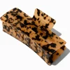 Claire's Barrettes Et Pinces-Blonde Tortoiseshell Rectangular Hair Claw