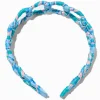 Claire's Bandeaux Et Serre-têtes-Blue & Pink Wrapped Fabric-Covered Headband
