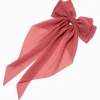 Claire's Noeuds Pour Cheveux|Barrettes Et Pinces-Boho Rose Long Tail Hair Bow Clip
