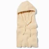 Claire's Chapeaux Et Casquettes|Temps Froid-Bonnet style sweat à capuche mohair couleur ivoire