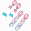 Claire's Pendantes|Clous D'oreilles-Boucles d’oreilles superposables chaîne Lucite Dream - Lot de 3
