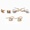 Claire's Pendantes|Clous D'oreilles-Boucles d'oreilles variées sur le thème du thé - Lot de 3