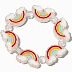 Claire's Bracelets-Bracelet élastique arc-en-ciel Claire's Club
