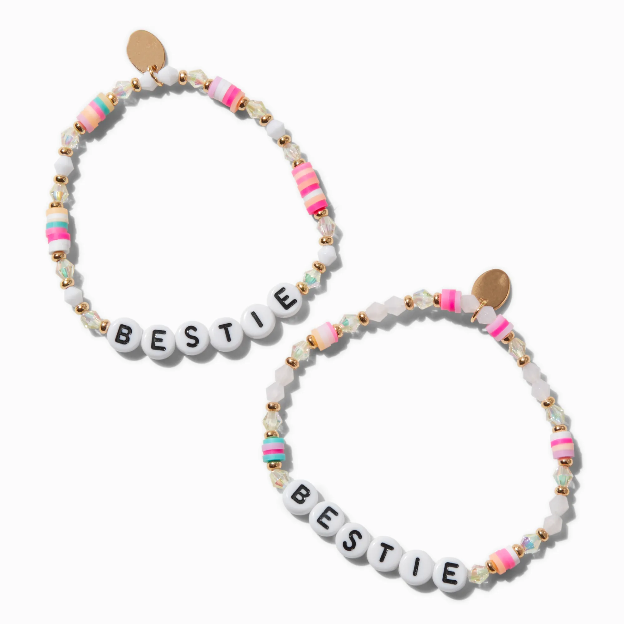 Claire's Bracelets-Bracelet élastique perlé « Bestie »