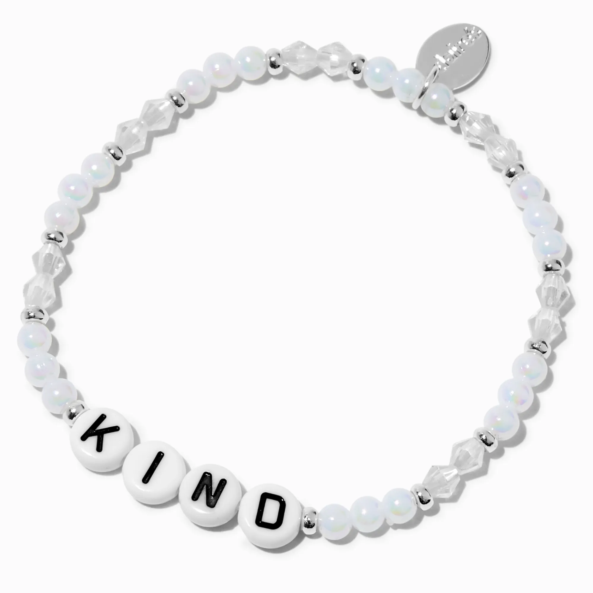 Claire's Bracelets-Bracelet élastique perlé « Kind »
