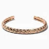Claire's Bracelets-Bracelet manchette matelassé couleur doré rose